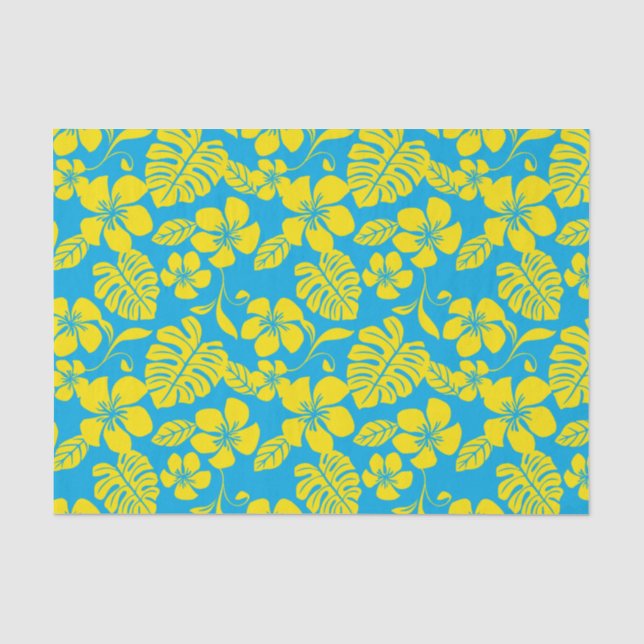 PAPIER MOUSSELINE BIKINI ROSE (BLEU/JAUNE) (Recto)