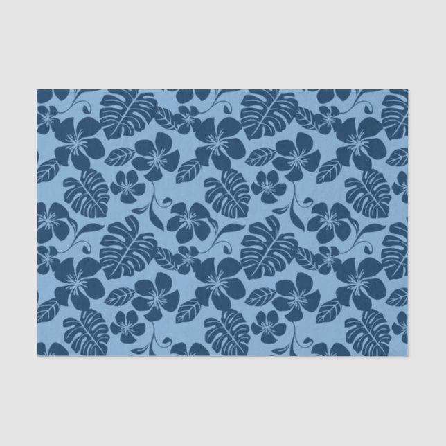Papier Mousseline BIKINI ROSE (BLEU x 2) (Recto)