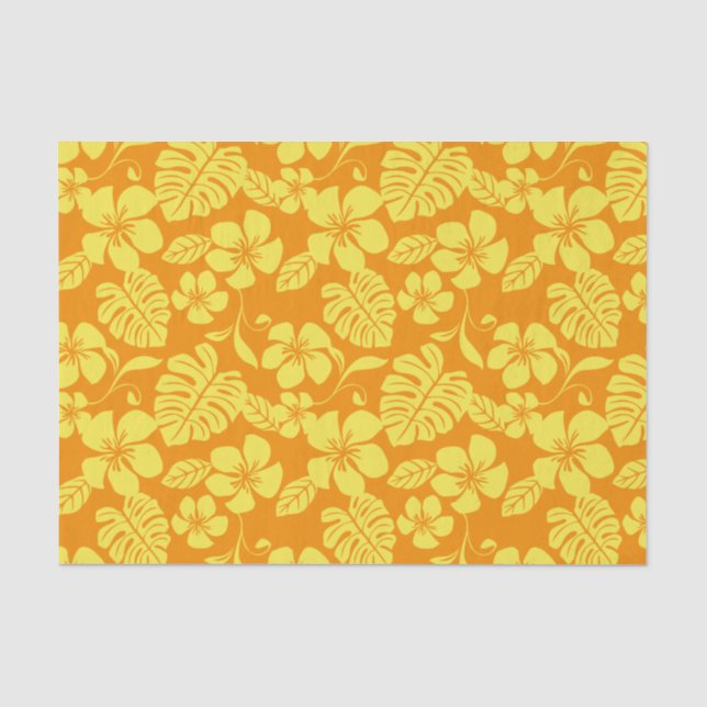 PAPIER MOUSSELINE BIKINI ROSE (TANGERINE/JAUNE) (Recto)