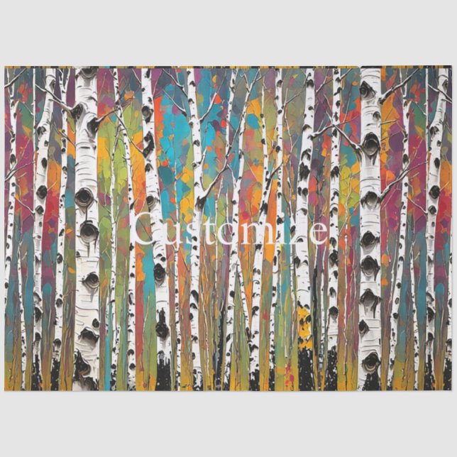 Papier Mousseline Birch Woods Thunder_Cove (Recto)