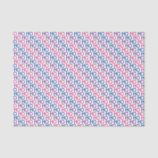 Papier Mousseline Bisexual Pride Ho Ho Ho Motif Tissu Papier