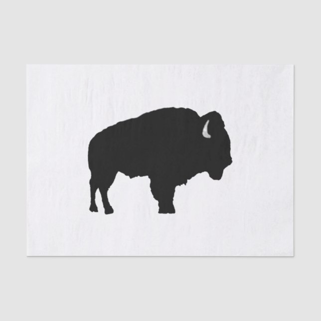 Papier Mousseline Bison américain (Recto)