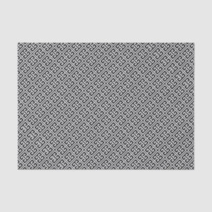 Papier Mousseline Black and White Greek