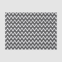 Black Zigzag Chevron sur un Arrière - plan blanc