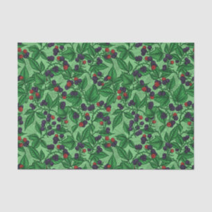 Papier Mousseline Blackberry en vert