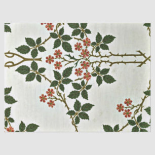 Papier Mousseline Blackberry, William Morris motif,