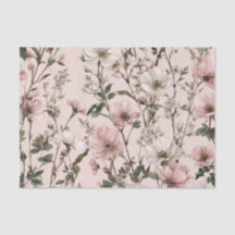 Blanc Rustique Rose Floral Bohème Vintage