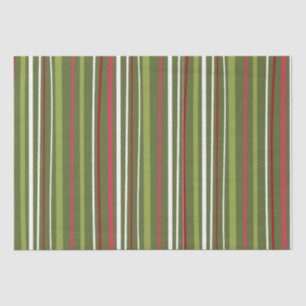 Papier Mousseline Blancs rouges et verts