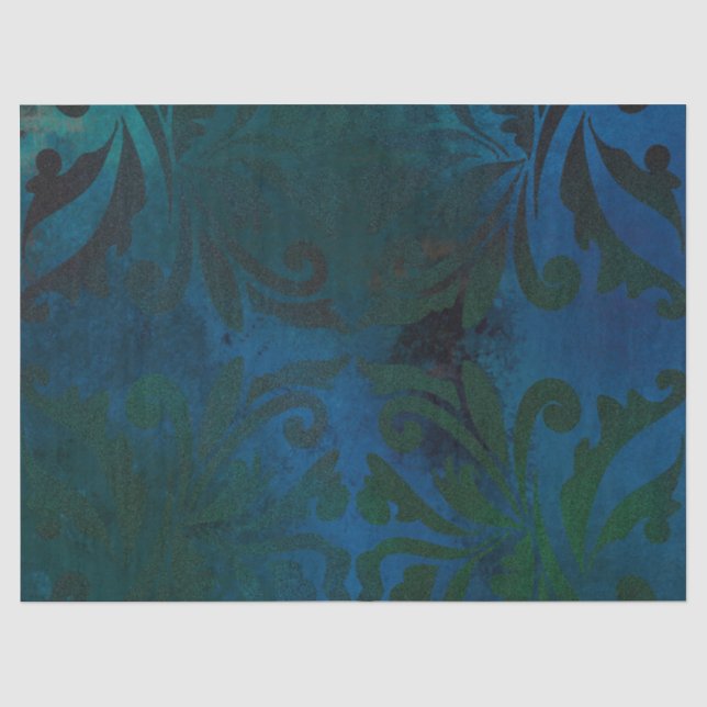 Papier Mousseline bleu (Recto)