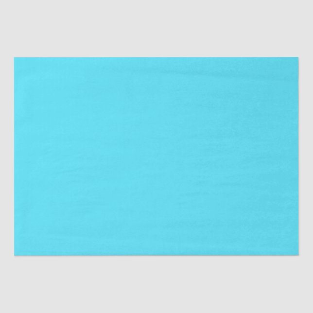 Papier Mousseline Bleu Aqua (Recto)