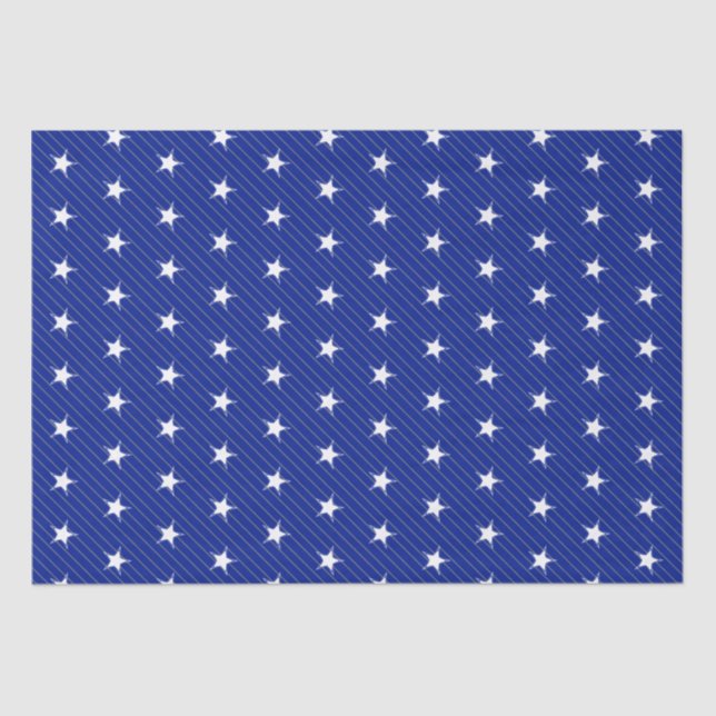 Papier Mousseline Bleu blanc et Gris Gris Gris Motif moderne (Recto)