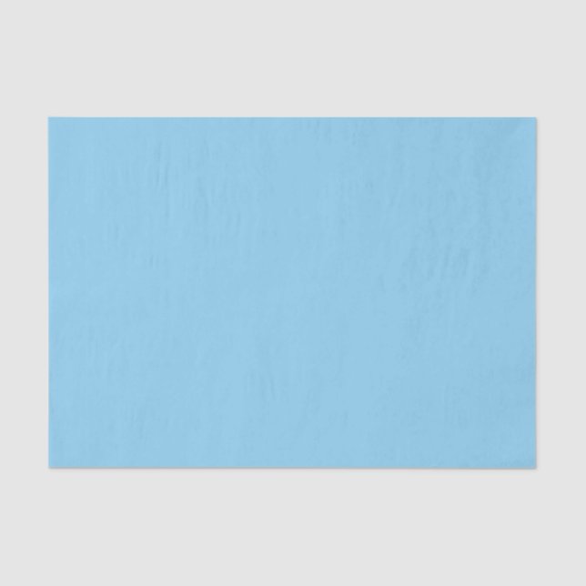 Papier Mousseline Bleu ciel (Recto)