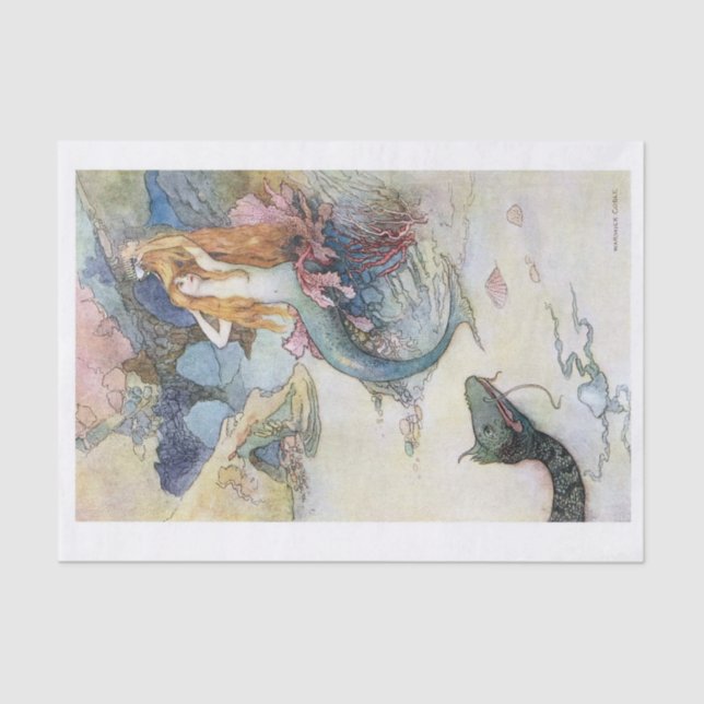 Papier Mousseline Bleu ciel (Recto)