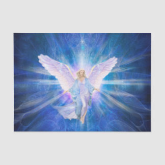 Papier Mousseline Bleu de V009-Angel 5
