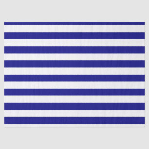 Papier Mousseline Bleu et blanc de la marine