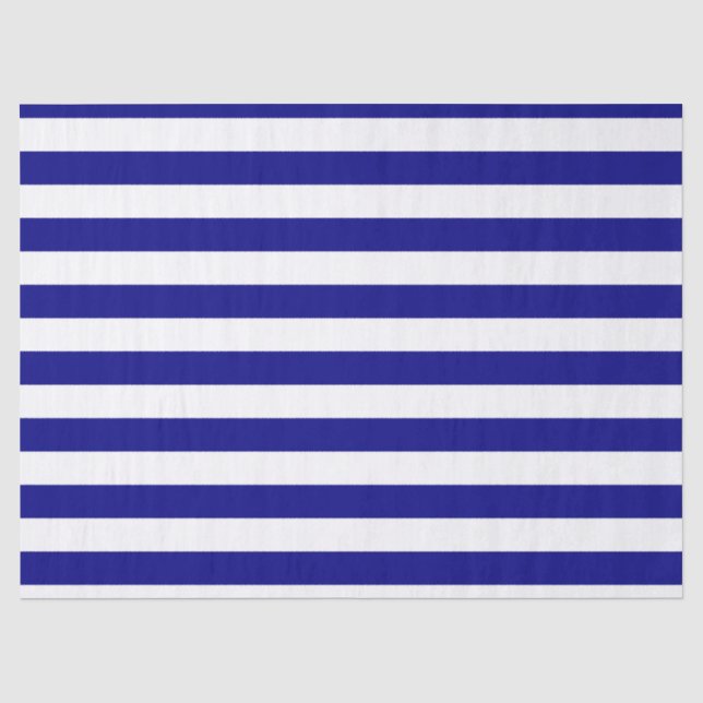 Papier Mousseline Bleu et blanc de la marine (Recto)