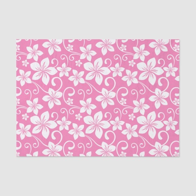 PAPIER MOUSSELINE BLEU HAWAII (ROSE DE BUBBLEGUM) (Recto)