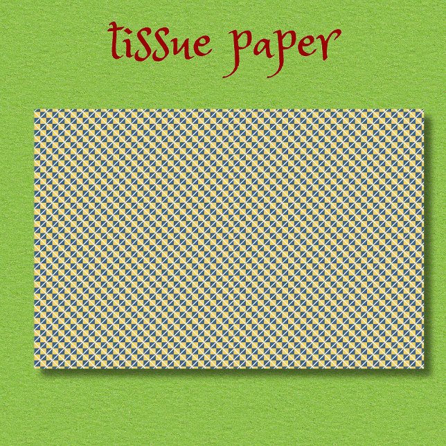 Papier Mousseline Bleu jaune de la marine (Créateur téléchargé)