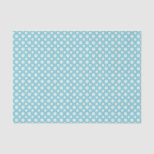 Papier Mousseline Bleu marais motif floral