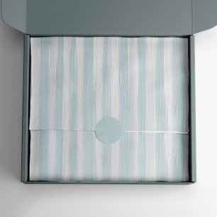 Papier Mousseline Bleu rayures abstraites peintes. Lignes nautiques