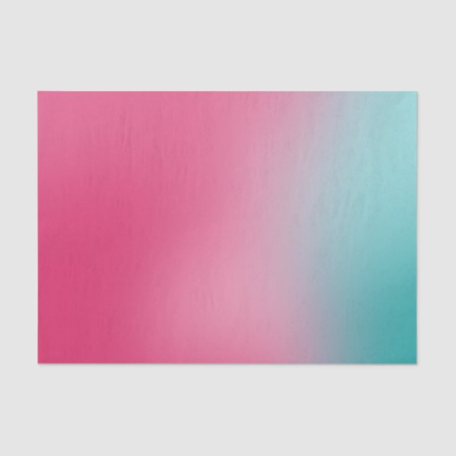 Papier Mousseline Bleu rose Ombre dégradé Blur abstrait Design (Recto)