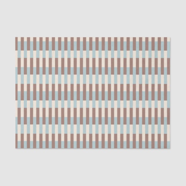 Papier Mousseline Bleu Tan Brown (Recto)