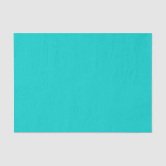 Papier Mousseline bleu turquoise