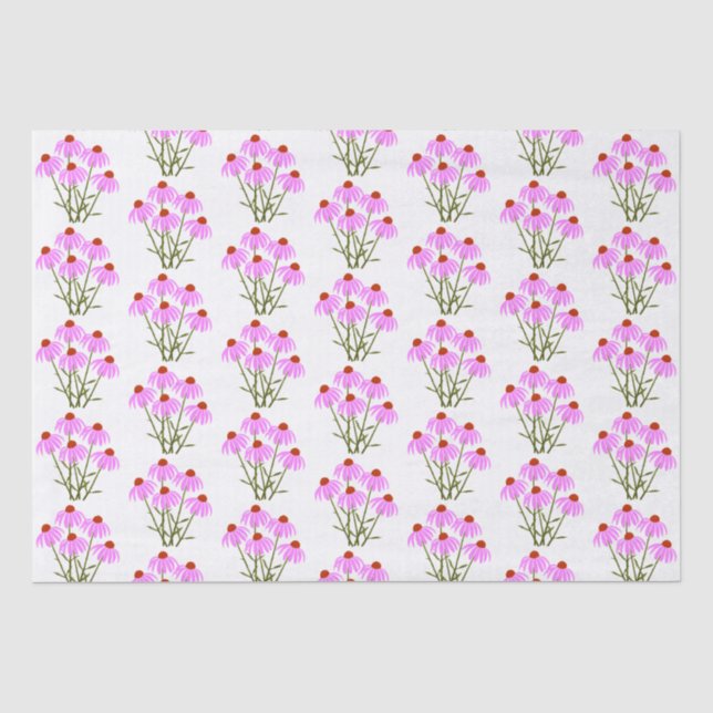 Papier Mousseline Bleuets pourpres (Recto)
