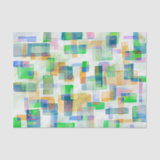 Papier Mousseline Blocs constitutifs Seafoam rose