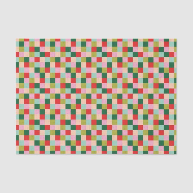 Papier Mousseline Blocs de couleurs Joyeuses et lumineuses (Recto)