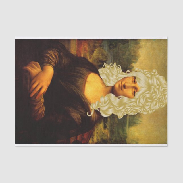 Papier Mousseline Blonde Mona Lisa (Recto)