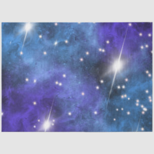 Papier Mousseline Blue Galaxy Series Design 9 Tissu Papier