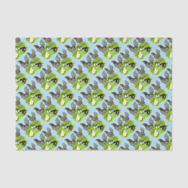 Papier Mousseline Blue Game Family (Recto)