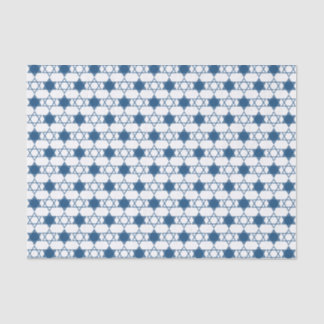 Papier Mousseline Blue Hanoukka Étoiles De David Holiday Enveloppeme