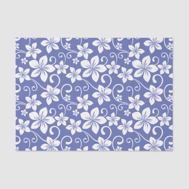 PAPIER MOUSSELINE BLUE HAWAII (PERIWINKLE) (Recto)