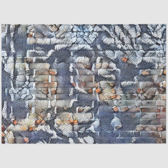 Papier Mousseline Blue Jeans Mur Art Dream (Recto)