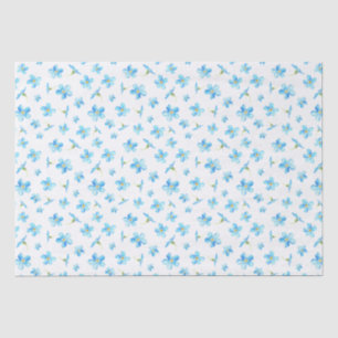 Papier Mousseline Blue Oubliez-moi pas un motif sans coutures