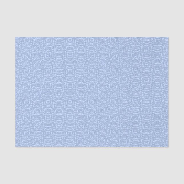 Papier Mousseline Blue Same Komon (petite échelle) (Recto)