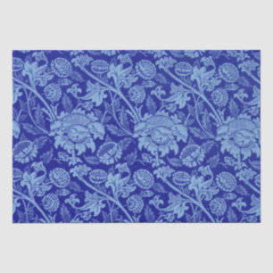 Papier Mousseline Blue Wey par William Morris
