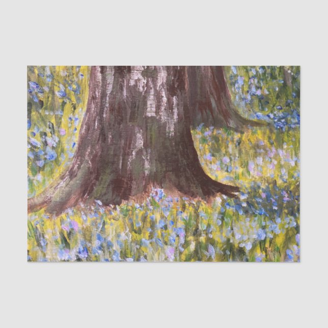 Papier Mousseline Bluebell Woods   (Recto)