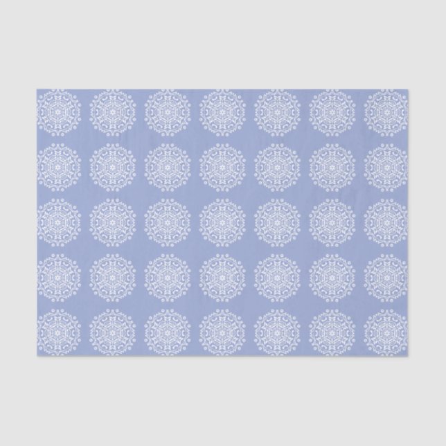 Papier Mousseline Blueberry Mandala (Recto)