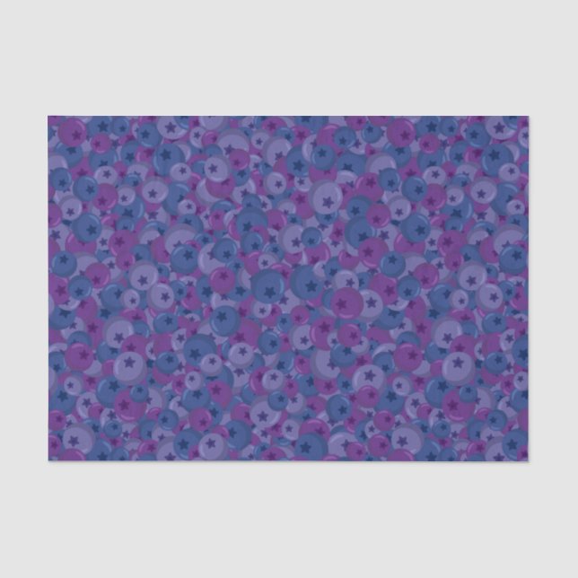 Papier Mousseline Blueberry Medley (Recto)