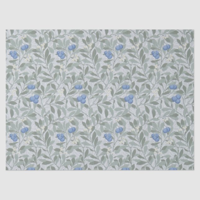 Papier Mousseline Blueberry Tree, William Morris (Recto)
