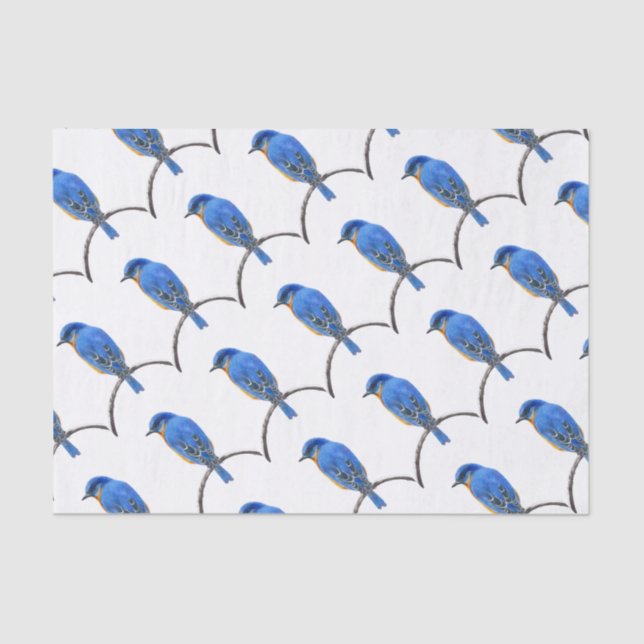 Papier Mousseline Bluebird (Recto)