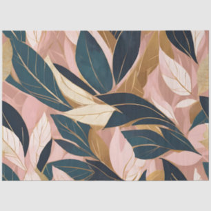 Papier Mousseline Blush Pink Gold Boho Collection Feuille tendance