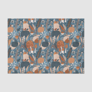 Papier Mousseline Boho Citrouille Fall