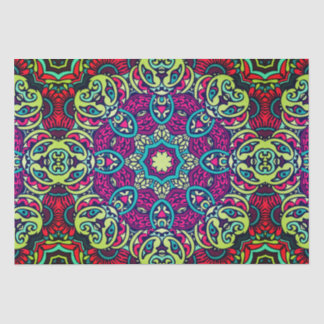 Papier Mousseline Boho design Mandala Tissue Paper