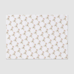 Papier Mousseline Boho Floral Tribal Teepee Girl