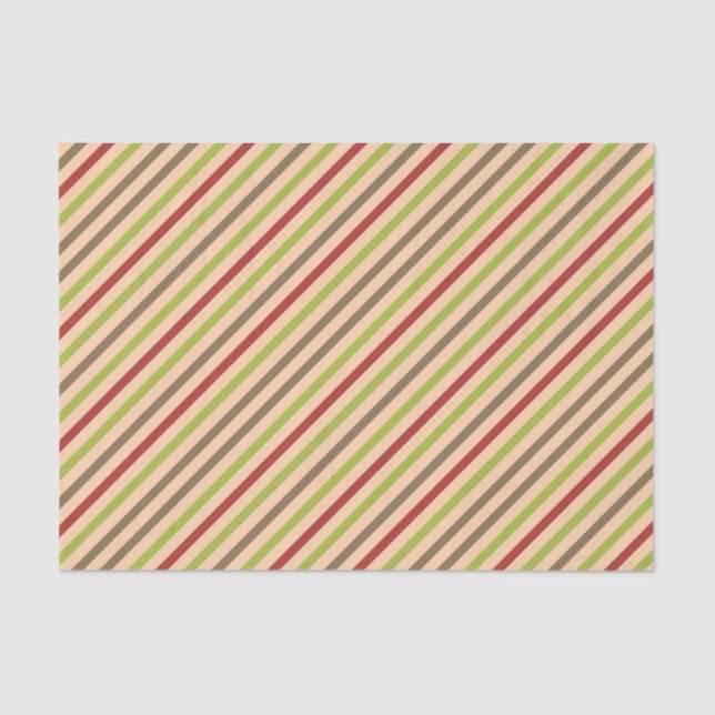 Papier Mousseline Boho Retro Moderne Bande papier Tissu (Recto)