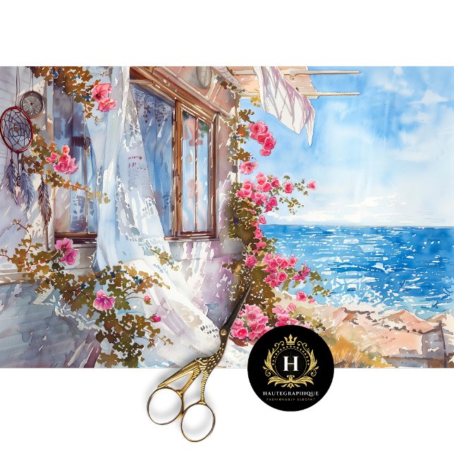 Papier Mousseline Boho Rose Attrape-Rêves Découpe Côtière (Créateur téléchargé)